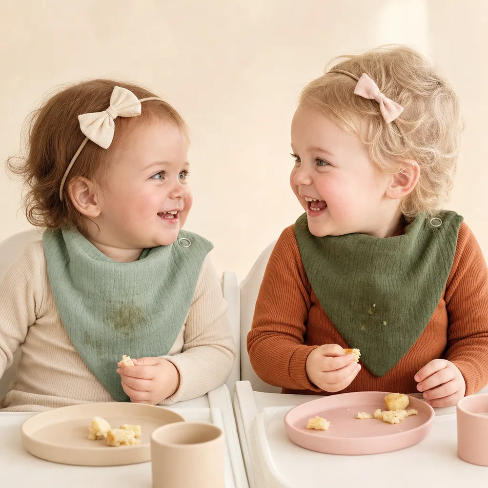 Muslin Haklappar till Baby