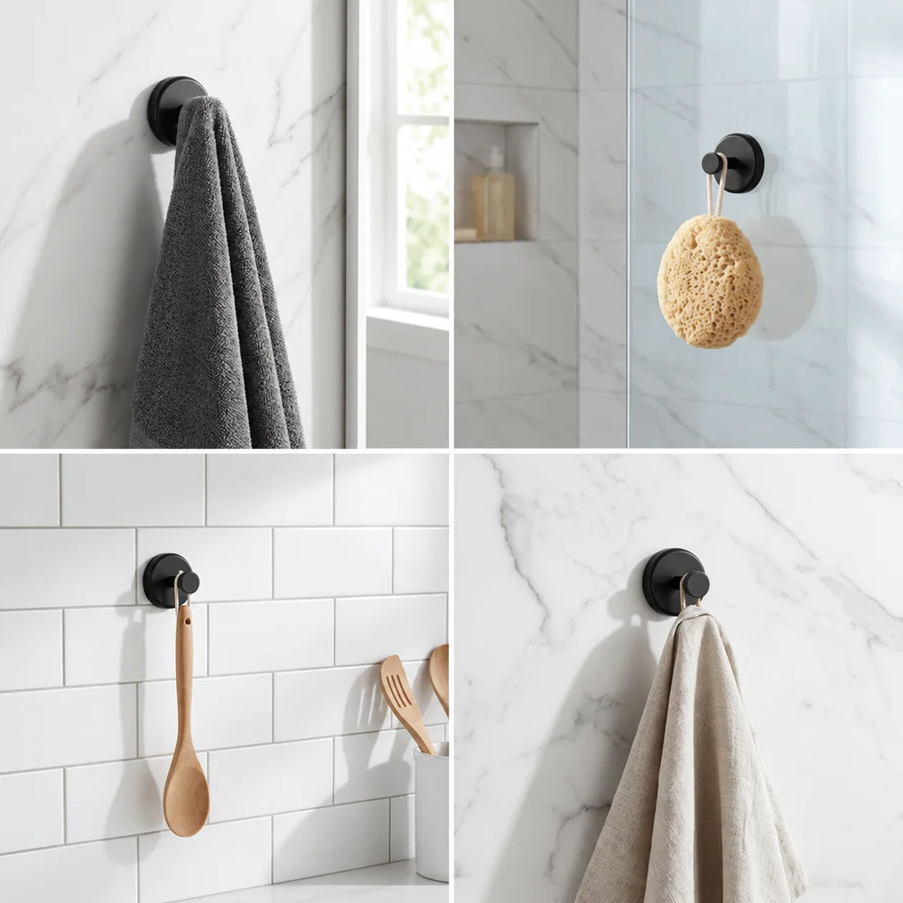 Sugkrokar med Twist & Lock – utan borrning