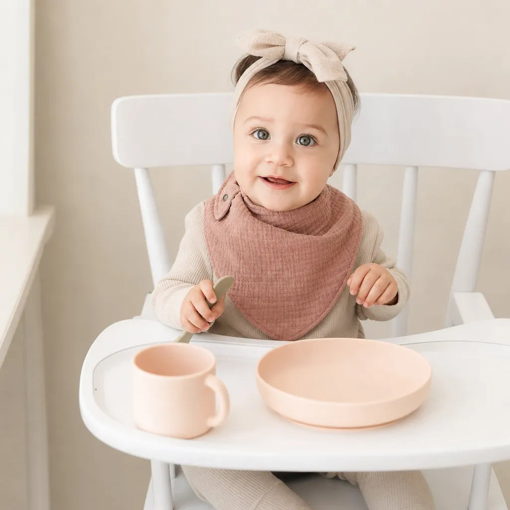 Muslin Haklappar till Baby