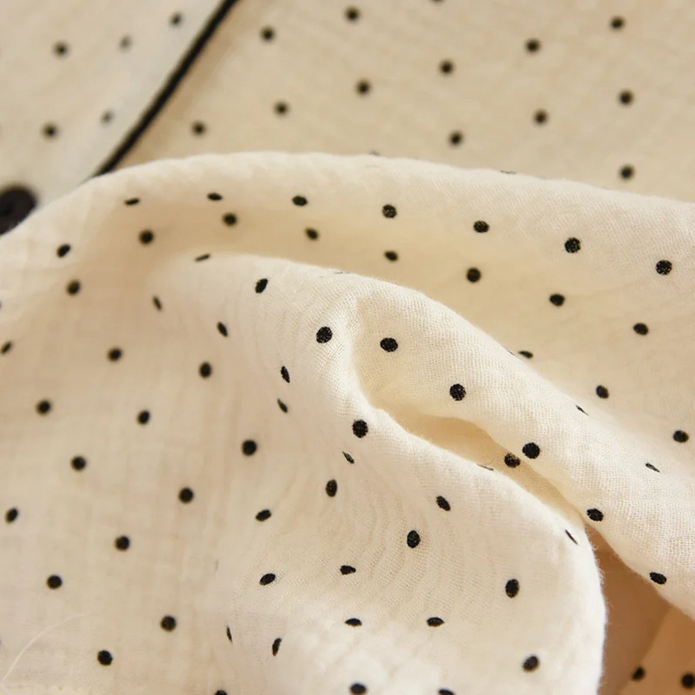 Muslin Dot Pyjamas – 100% Muslinbomull