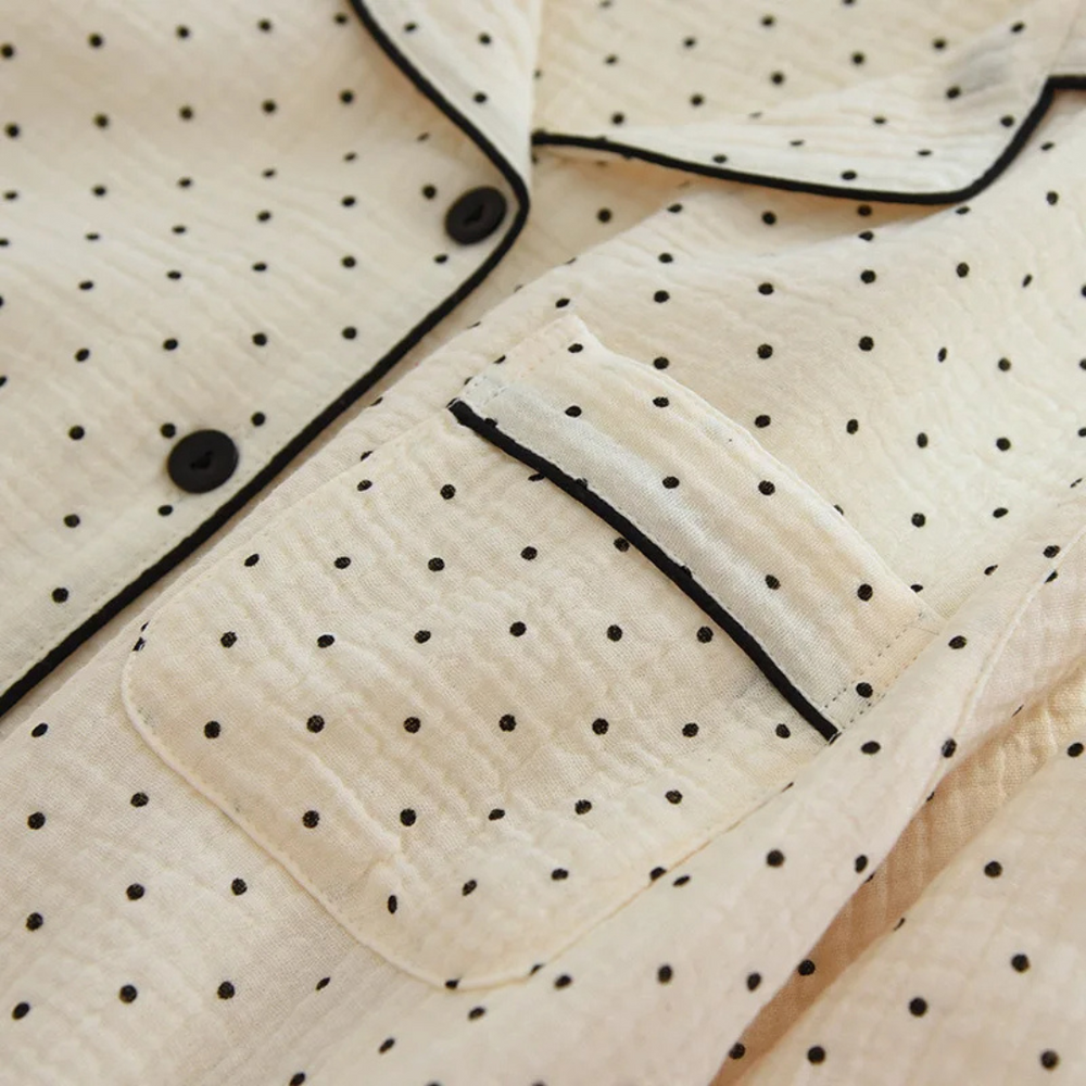 Muslin Dot Pyjamas – 100% Muslinbomull