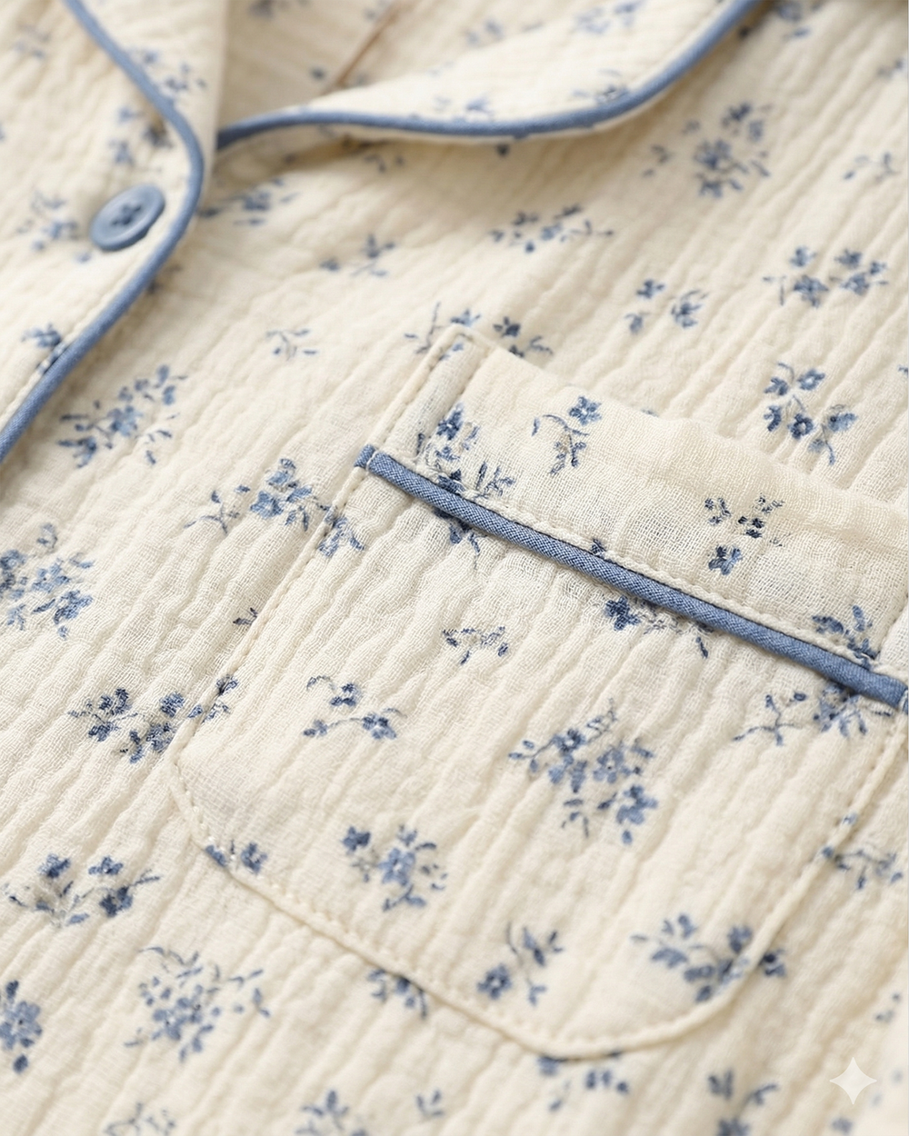 Flora Pyjamas – 100% Muslinbomull